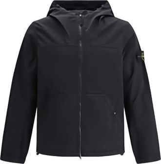 Stone Island Jack met Compass-logopatch - Zwart