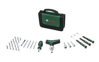 Bosch Juego De Destornilladores Bosch 1600a039hx 31 Piezas Mango Carraca Magn&eacute;tico