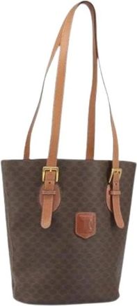 Celine Pre-owned Tote Bags, female, Brown, Size: ONE SIZE Pre-owned Plastic Vintage Tote Bag