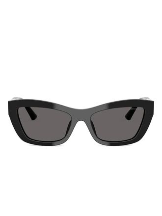 Jimmy Choo Eyewear Occhiali da sole cat-eye - Nero