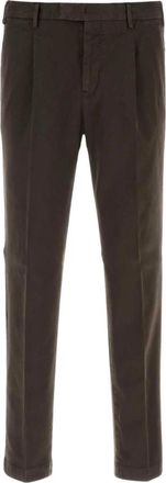 Pantaloni Torino Stretch Katoenen Broek - Heren - Chinos - Bruin - M - Katoen - Broeken