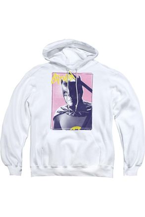 Gildan Batman Classic Tv Wayne 80s Adult Pull Over Hoodie / Hooded Sweatshirt