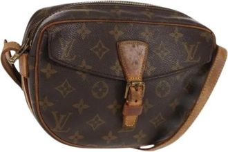 Louis Vuitton Pre-owned Vintage Canvas Cross Body Tas - Dames - Vintage Schoudertas - Bruin - ONE Size - Vintage