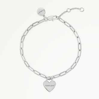 Radley London Silver Heart Charm Bracelet Selsey Street AW25 Radley London