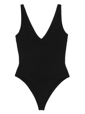 Entire studios V-neck bodysuit - Black