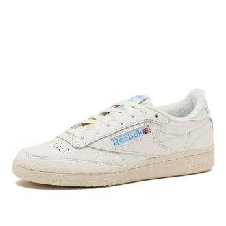 Reebok Womens Club C Sneaker, Chalk/Alabaster/Sky Blue, 4 UK