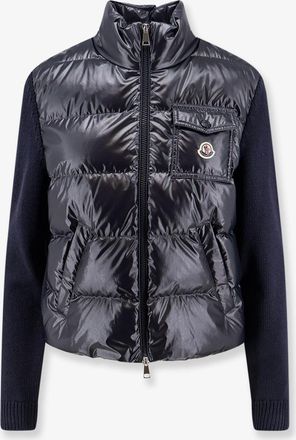 Moncler Piumino con inserti in lana vergine - MONCLER - gender_Woman