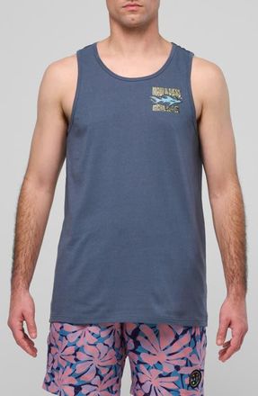Maui and Sons Biting Edge Graphic Tank in Indigo at Nordstrom, Size Xx-Large