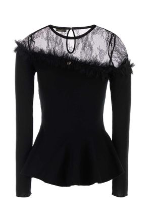 Blumarine Inserto Sweater - Black