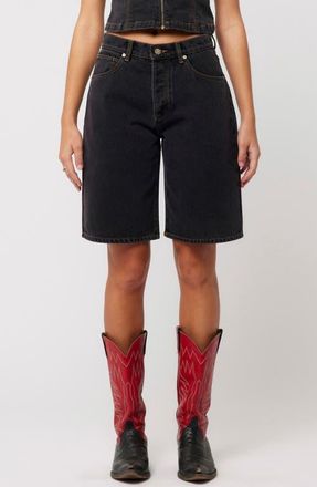 Abrand 95 Cara Jorts in Washed Black at Nordstrom, Size 29