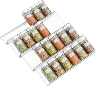 OEM [mai Usato]livelli - Porta Spezie Espandibile In Pvc Per Cassetto Cucina - Organizer Per Cassetti Per Spezie, Condimenti, Erbe Aromatiche, Ecc. Traspa