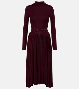 Alaia Ala&iuml;a Abito midi arricciato