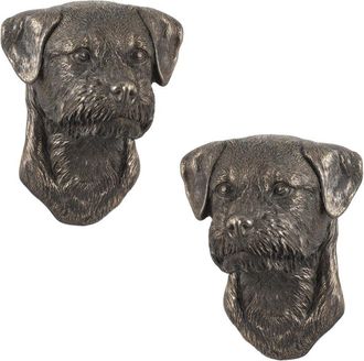 OEM Border Terrier - Estatuilla De Perro, Busto Colgante, Decoraci&oacute;n &Uacute;nica Para Un Amante De Los Perros De Art-dog