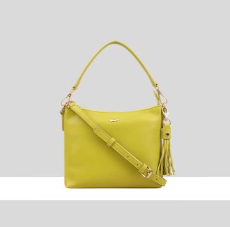 Paul Costelloe Womens Mestolo Leather Multi Way Bag - Green - One Size