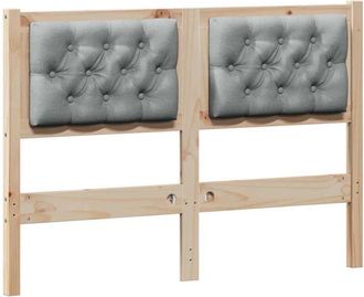 vidaXL Cabecero Otro Marr&oacute;n Y Gris Claro 120 Cm Madera Maciza De Pino Vidaxl