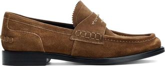 Alexander Wang Schoenen, Dames, Bruin, 40 EU, Suède, Bruine Suède Penny Strap Schoenen