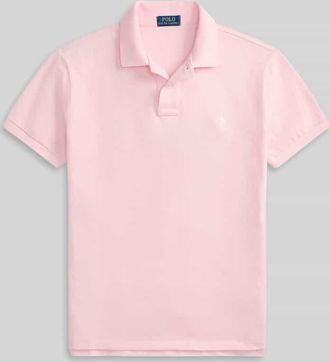 Polo Ralph Lauren Regular Fit Poloshirt aus reiner Baumwolle in Pink, Gr&ouml;&szlig;e XXL