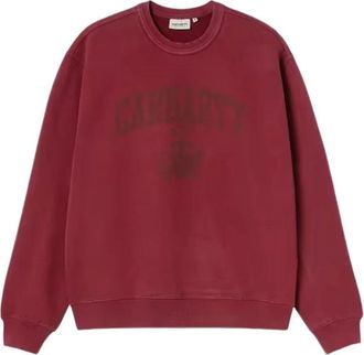 Carhartt Work in Progress Faded Pond Corps Sweatshirt - Heren - Sweatshirts - Bruin - S - Katoen - Hoodies & sweatvesten