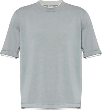 Eleventy Heren, Tops, Grijs, Maat: M