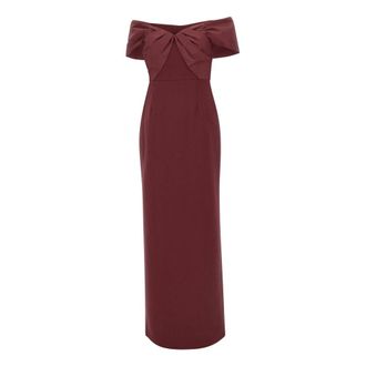 Rebecca Vallance Gowns, female, Red, Size: M Cava O/S Long Dress