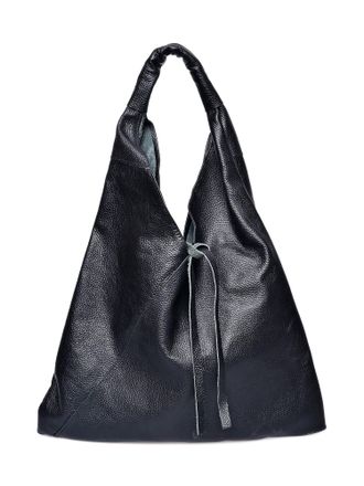 Anna Luchini Zwart Rundleer Tas