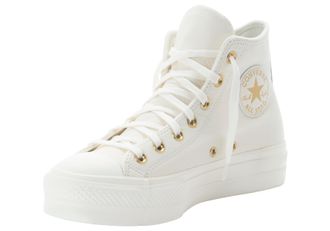 Converse Sneaker CONVERSE CHUCK TAYLOR ALL STAR LIFT PLATFORM GOLD, Damen, Gr. 39, gold (egret, egret, gold), Synthetik, Schuhe Sneaker