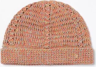 Valentino Garavani Cappello Valentino Garavani in maglia di cotone e lino