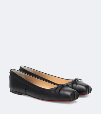 Christian Louboutin Mamadrague leather ballet flats