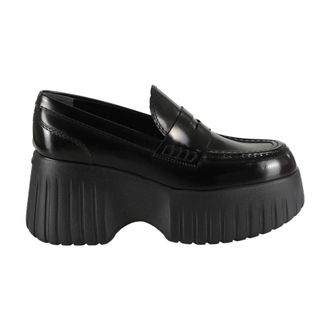 Hogan Loafers, female, Black, Size: 9 US Mocassino