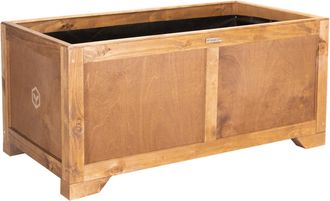 OEM Maceta De Madera Vintage Greenspot De 80 X 42 X 45 Cm. Maceta Grande De Madera Para Terraza, Balc&oacute;n O Jard&iacute;n. Maceta Elegante Para Flores, Hierbas Y V