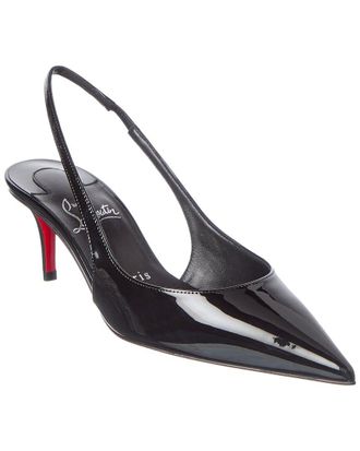 Christian Louboutin Miss Z 60 Patent Slingback Pump