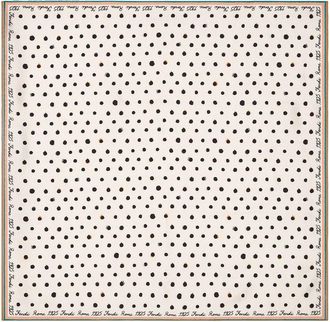 Fendi Moth Dots Silk Foulard Accessories