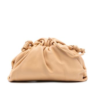 Bottega Veneta Pre-owned Bottega Veneta Lambskin The Mini Pouch Crossbody B08685225R