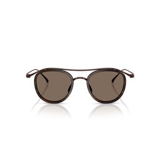 Giorgio Armani 0ar6179t Titanium Frame Sunglasses with Double Bridge