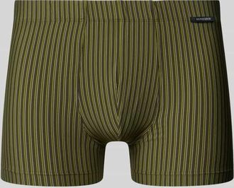 Schiesser Trunks mit elastischem Bund und Label-Detail in Gruen, Gr&ouml;&szlig;e XXL