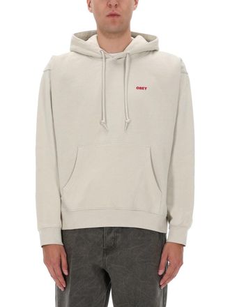 Obey Sweatshirt With Logo And Print