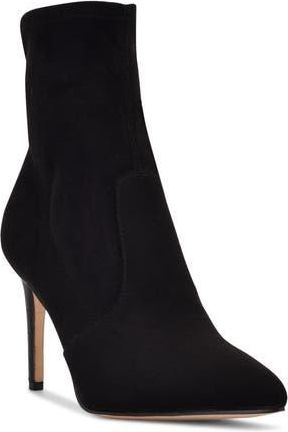 Nine West Reves Pointed Toe Bootie in Black 001 at Nordstrom Rack, Size 10