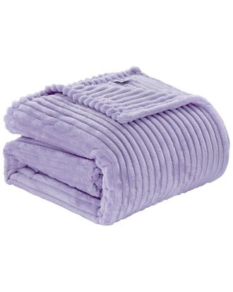 Luxury Home Reversible Striata Ribbed Corduroy Oversized Plush Blanket