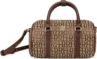 Pedro del Hierro Borsone con monogramma - Marrone