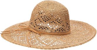 Surell Accessories Woven Straw Sun Hat