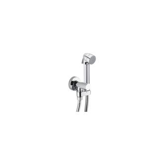 Bossini Set Doccia Completo Mod. Talita-gom Con Pulsante Ottone Misura: Cromo