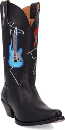 Dingo Jukebox Embroidery Western Boot in Black at Nordstrom, Size 6.5