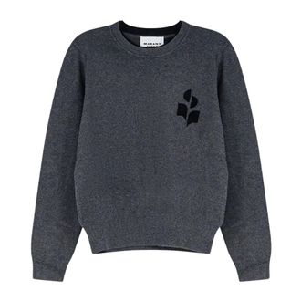 Isabel Marant Dames, Truien, Grijs, Maat: 3XS Katoen