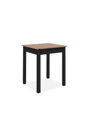 MID.YOU Mid.you Esstisch, Schwarz, Eiche Artisan, Holzwerkstoff, rechteckig, eckig, 67x76x60 cm, Esszimmer, Esstische, Esstische