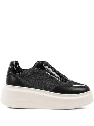 Karl Lagerfeld ANAKAPRI platform lace-up sneakers - Black
