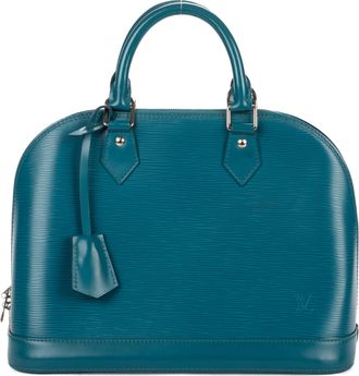 Louis Vuitton Pre-owned Womens Alma PM Handbag - Turquoise - One Size
