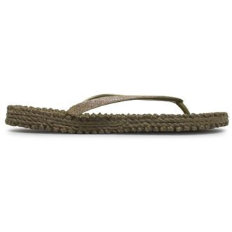 Ilse Jacobsen Cheerful 01 Rubber Womens Toe Post Sandals - Cub Brown - Size:UK 6