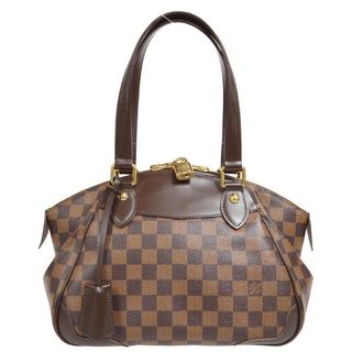 Louis Vuitton Verona Damier Brown Canvas Handbag (Pre-Owned)
