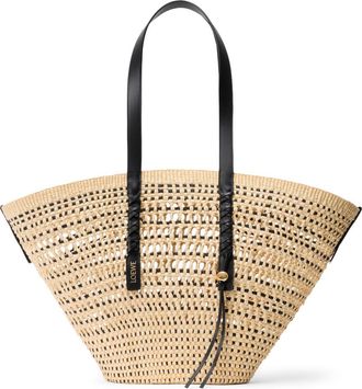 Loewe X Paulaa Ibiza Large Braided Raffia bag - Natural - One Size