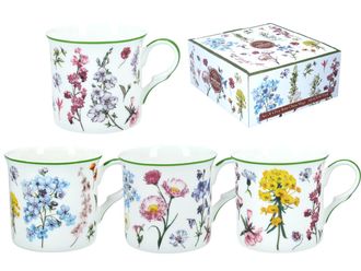 OEM Juego De 4 Tazas - Meadow Time (fbch)